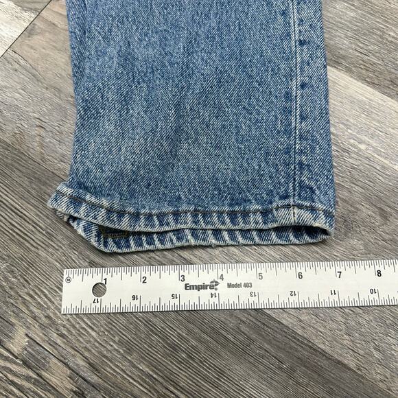 Vintage Levis 505 Red Tab Blue Mens 36x30 Straight Denim Jeans 90s USA MADE - Picture 11 of 12